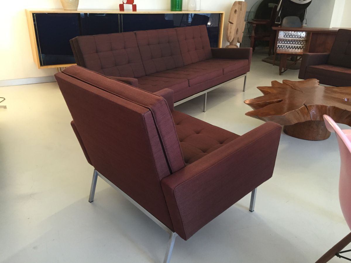 elastique vintage möbel furniture zürich schweiz FlorenceKnollSofa