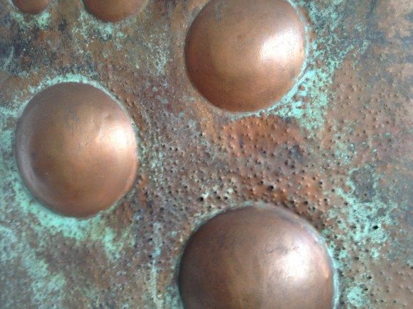 Metallbild aus den siebziger Jahren