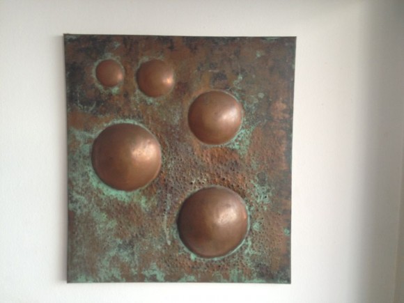 Metallbild aus den siebziger Jahren