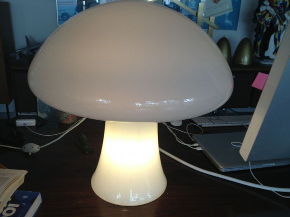 Pilzlampe von Mazzega Italien