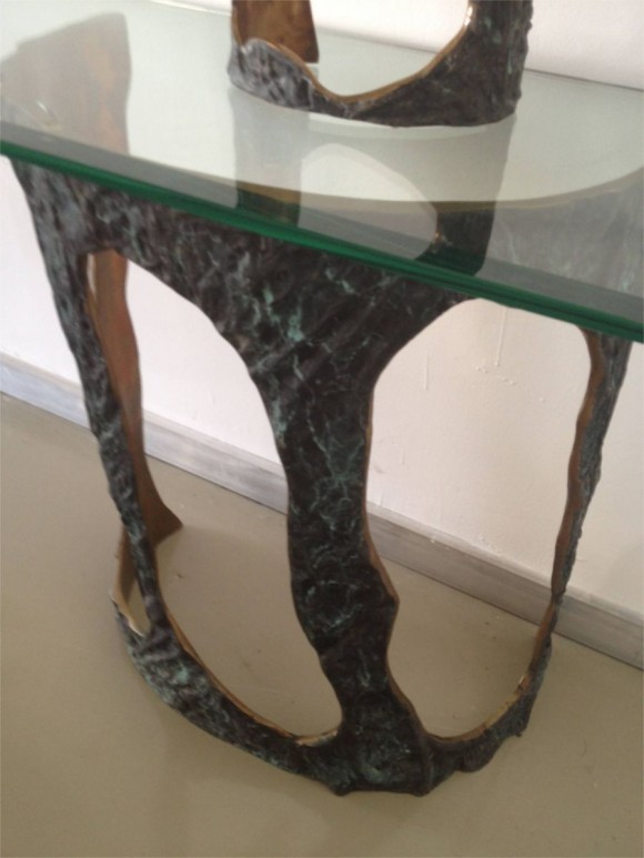 tree console 6 Französische Konsole Glas/Bronze
