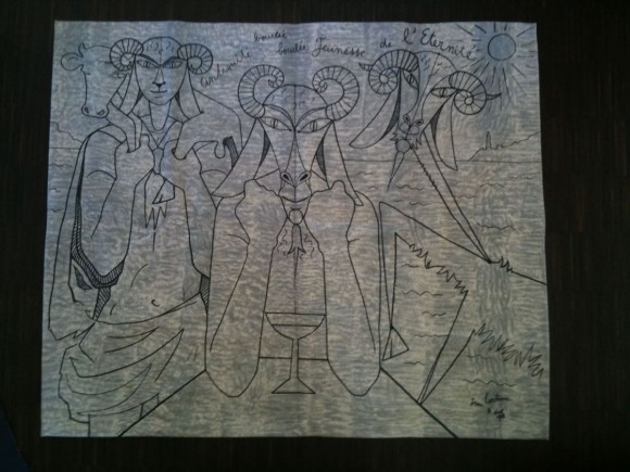 Jean Cocteau Wandbehang