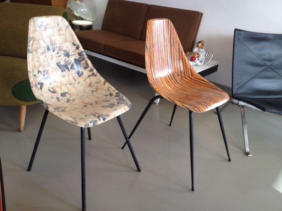 Fiberglass Chairs 50er Jahre
