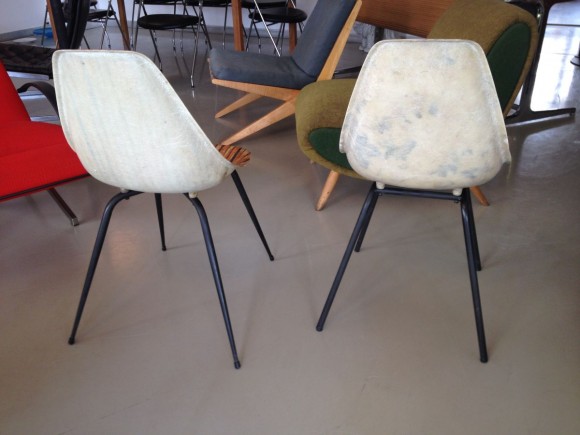 Fiberglass Chairs 50er Jahre