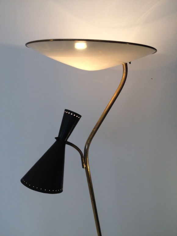 50s-Stehlampe von Belmag