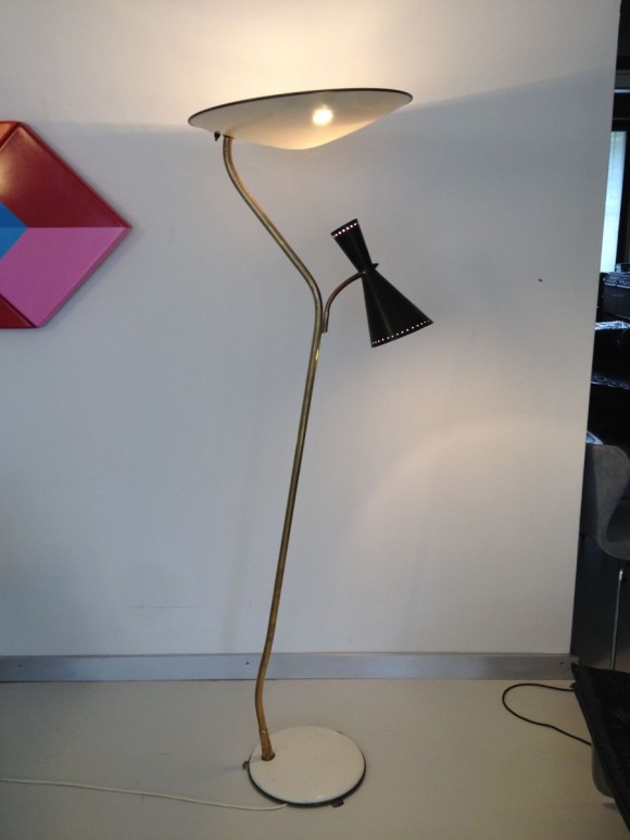 50s-Stehlampe von Belmag