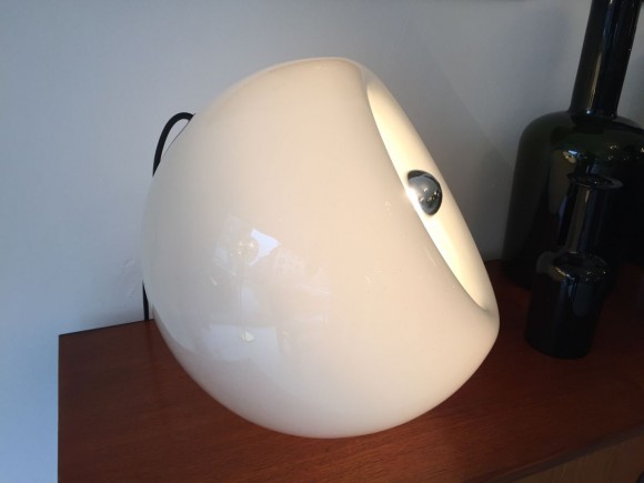 Muranoglas-Lampe um 1970
