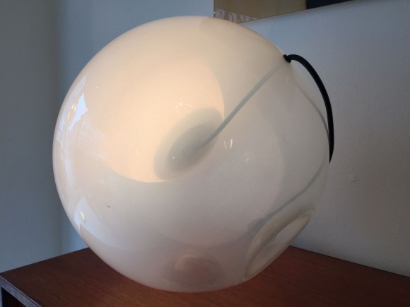 Muranoglas-Lampe um 1970