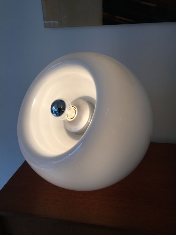 Muranoglas-Lampe um 1970
